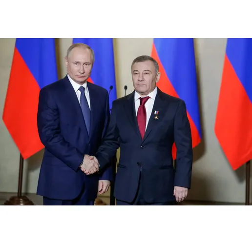 Путин и Аркадий Ротенберг