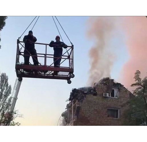 Разрушения в Киев вследствие на руския терористичен удар