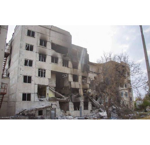 Разрушения вследствие на бомбардировки на руските военнопрестъпници
