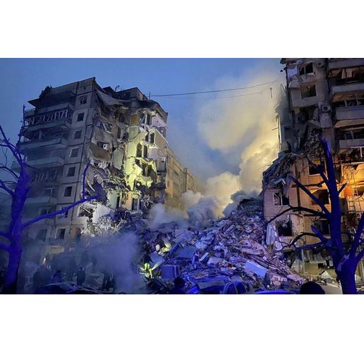 Разрушения вследствие на поредния руски терористичен ракетен удар