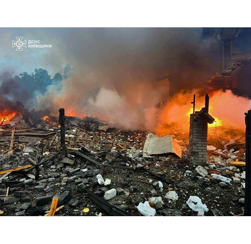 Разрушения вследствие на руската терористична атака