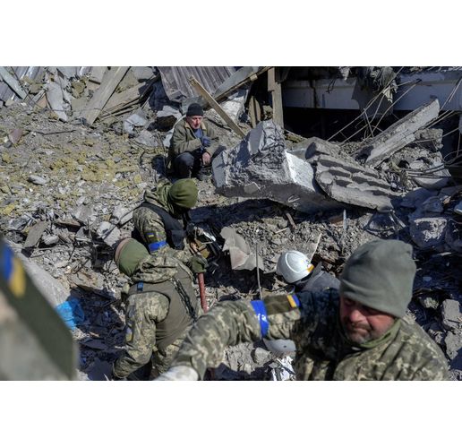 Разрушения вследствие на руски ракетен удар