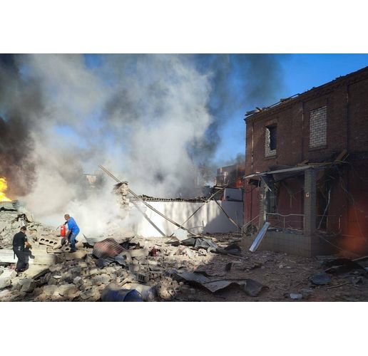 Разрушения вследствие на руски терористичен удар