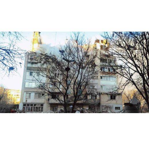 Разрушения вследствие на руския терористичен удар