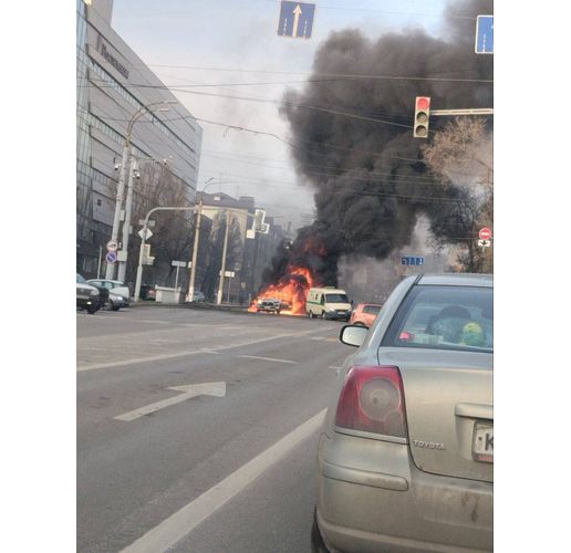 Разрушения и пожари в руския град Белгород