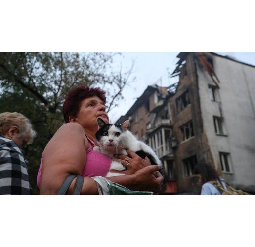 Разрушения след руския терористичен удар