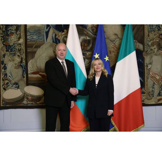 Росен Желязков и Джорджа Мелони