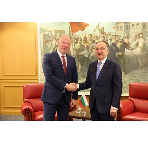 Председателят на парламента Росен Желязков на среща с президента на Албания Байрам Бегай