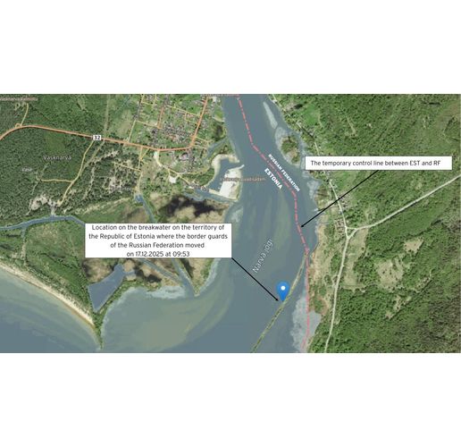 Руската провокация на естонско-руската граница