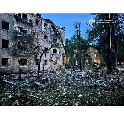 Руски терористичен обстрел в град Днепр