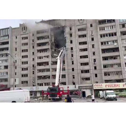 Руски терористичен удар по граждански цели в Украйна
