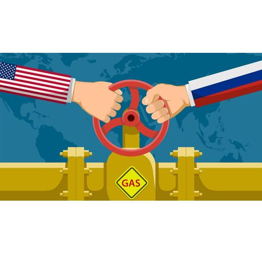 Съперничеството между САЩ и Русия на пазара за природен газ
