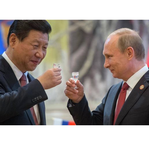 Си Дзинпин и Владимир Путин