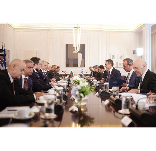 Среща на двете делегации - на България и Гърция