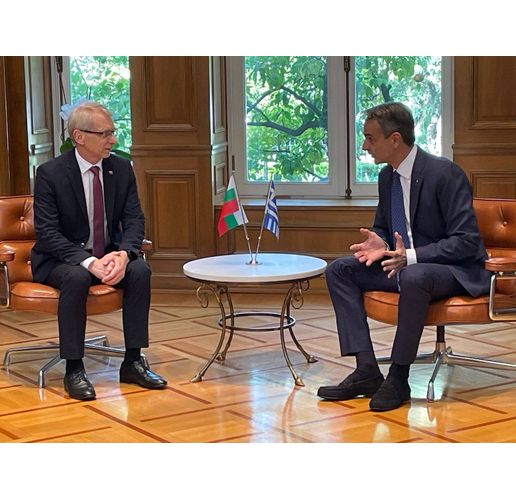 Срещата на четири очи между министър-председателя Денков и гръцкия премиер Мицотакис
