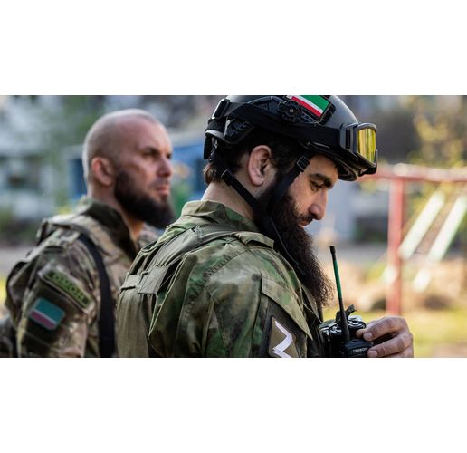 Терористи от чеченския батальон "Ахмат" в Украйна