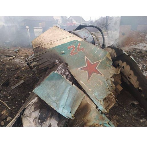 Унищожен руски самолет Су-34