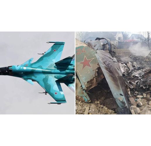 Унищожени самолети Су-34