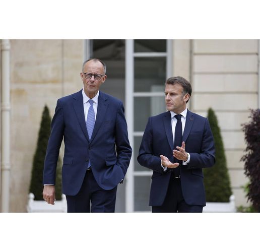 Фридрих Мерц и Еманюел Макрон