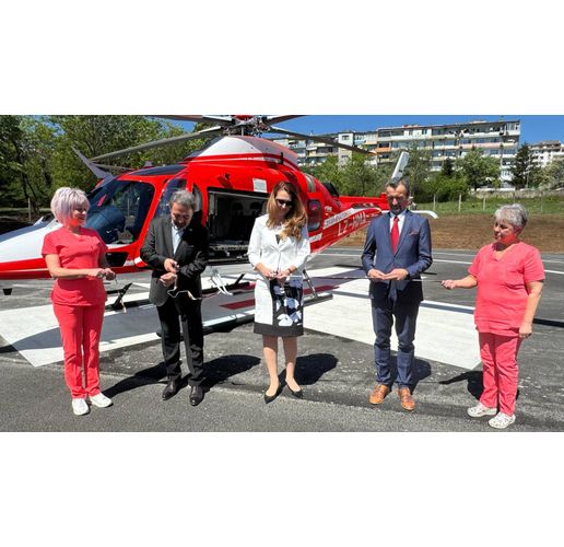 Велико Търново вече разполага с хеликоптерно летище за спешна медицинска помощ по въздух