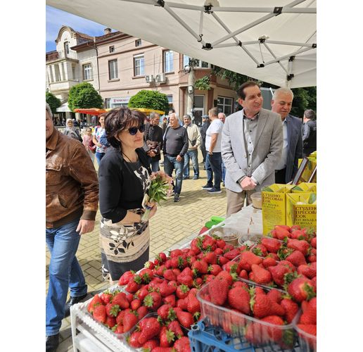 Цвета Караянчева на Фестивала на ягодата в Кричим: Само ГЕРБ може да защити родното производство, ПП саботираха земеделския сектор