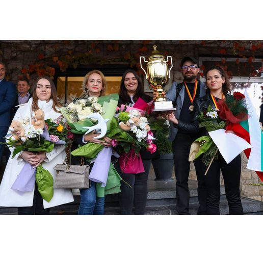 Шампионско посрещане за шахматните кралици на Европа