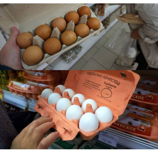 Яйца в Русия