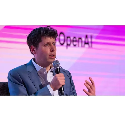 Ръководителят на "ОупънЕйАй" (OpenAI) Сам Алтман 