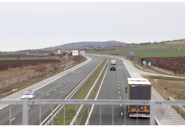 Движението на 214 ия километър на магистрала Тракия в посока Бургас