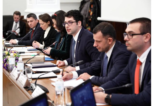 Атанас Пеканов по време на заседание на Комитета за наблюдение на Споразумението за партньорство за периода 2014-2020 г.
