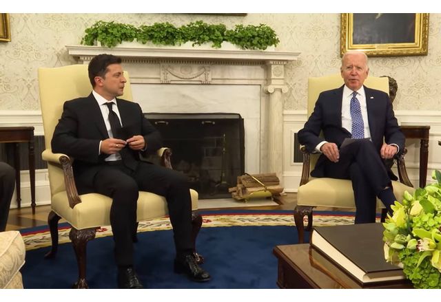 Украинският президент Володимир Зеленски покани президента на САЩ Джо Байдън
