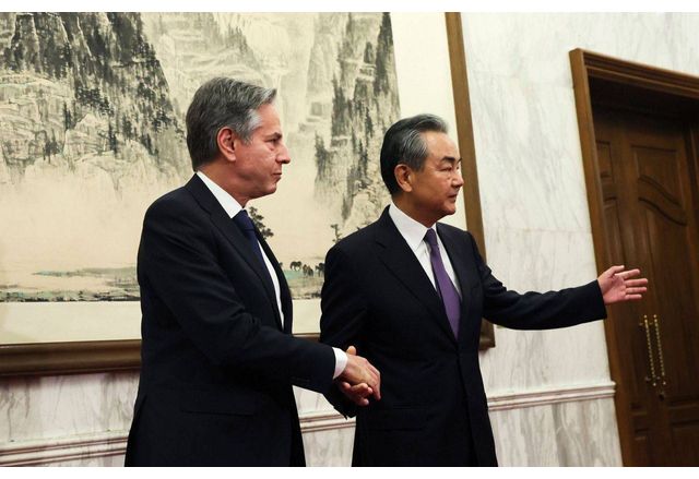 Американският държавен секретар Антъни Блинкън се срещна с най високопоставения китайски