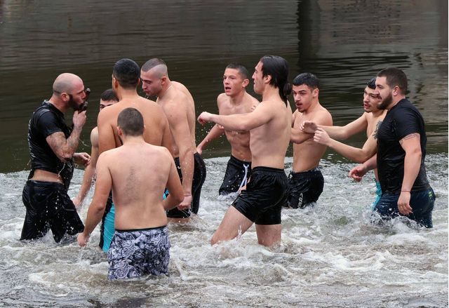 По повод големия християнски празник Йордановден в храм Свети Георги