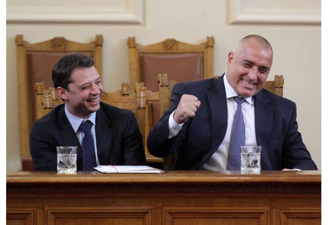 Бойко Борисов и Делян Добрев в правителството "Борисов 1"