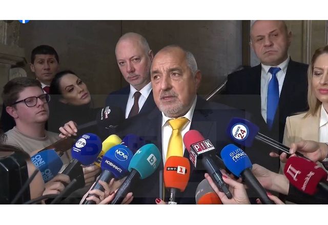 Бойко Борисов след консултациите при Радев
