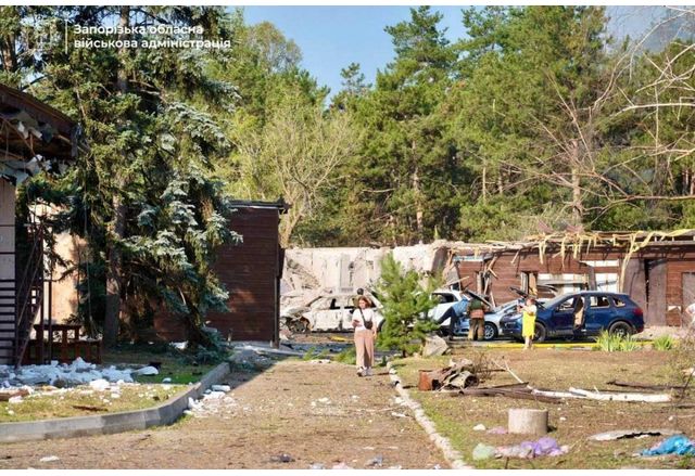 Сутринта на 6 август руската армия нанесе удари по област