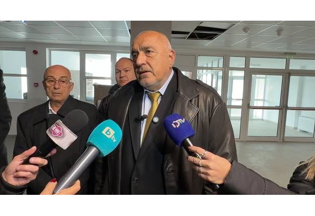 Лидерът на ГЕРБ Бойко Борисов е на посещение в Ямбол