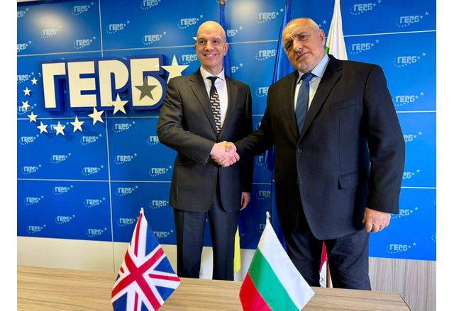 Бойко Борисов се срещна с посланика на Великобритания в България