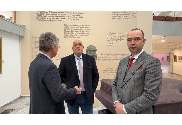 Борисов и кметът на Кюстендил Огнян Атанасов 