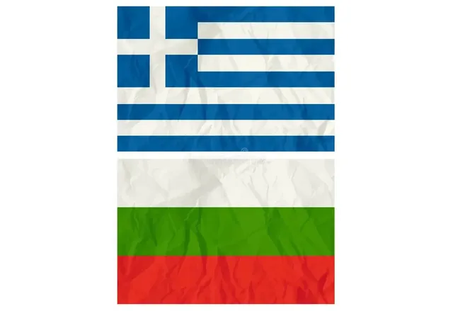 Българско и гръцко знаме