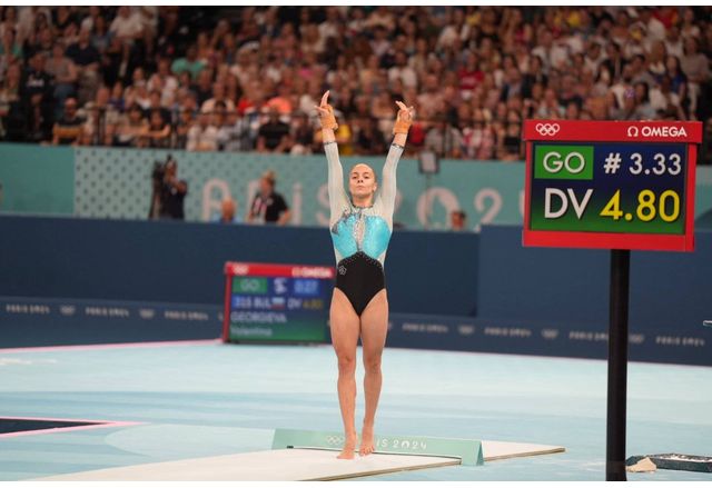 В своя олимпийски дебют най младата в нашата олимпийска делегация –