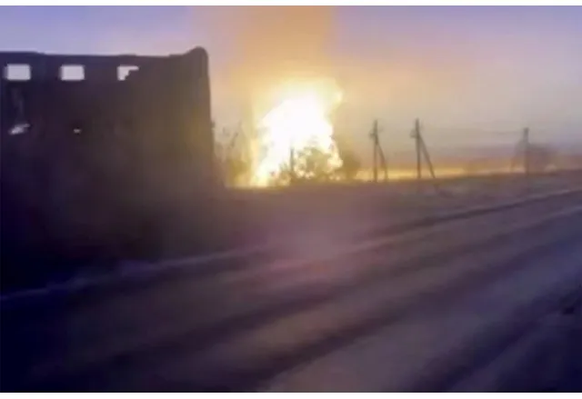 Взрив на газопровода