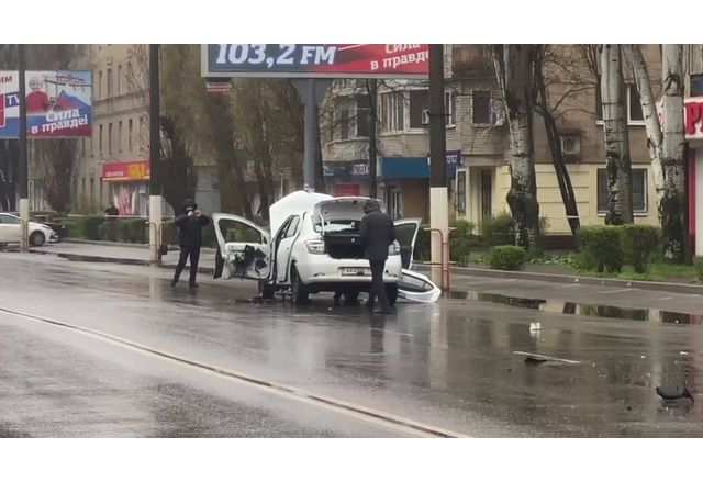 Автомобилът на руския колаборант Максим Зубарев е бил взривен в