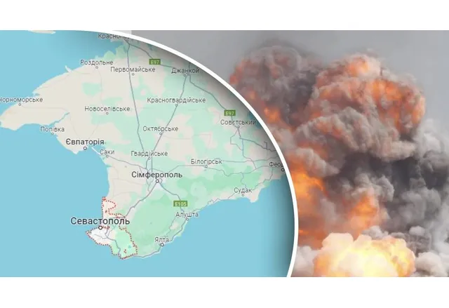 В неделя следобед Крим беше атакуван с ракети Това съобщи