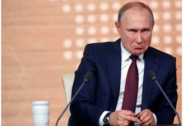 Военнопрестъпникът Владимир Путин каза днес на пресконференция в Киргизстан че