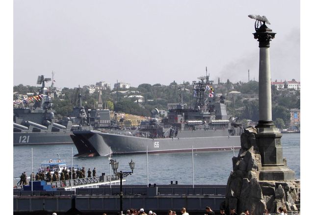 Голяма част от силите на Черноморския флот на Русия вече