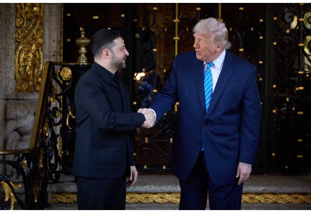 Срещата между украинския и американския президент Володимир Зеленски и Доналд