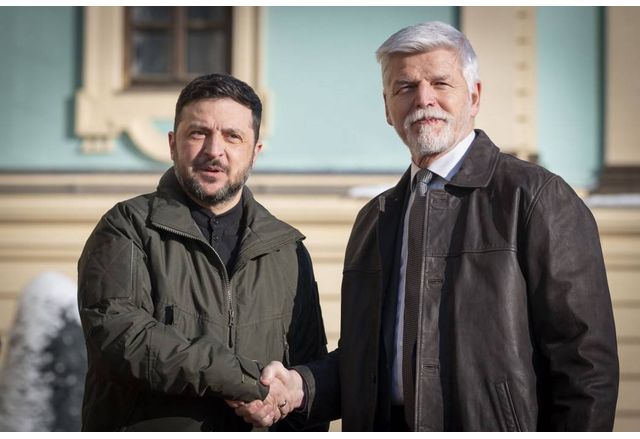 Чешкият президент Петър Павел пристигна в четвъртък на необявено предварително