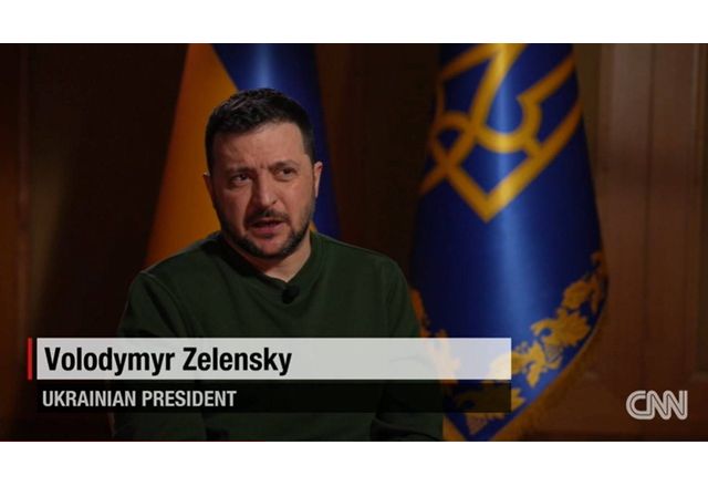 Украинският президент Володимир Зеленски смята че вероятният кандидат за президент