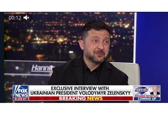 Володимир Зеленски пред Fox News
